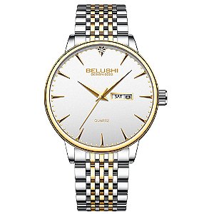 Relógio Masculino Belushi Luxo Importado Aço Inox Ajustavel