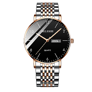Relógio Masculino Belushi Luxo Importado Aço Inox Ajustavel