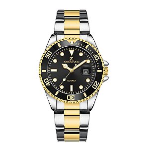 Relógio KingSeven Multifuncional Calendario Luxo Olhos + Caixa