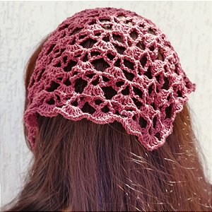Bandana Feita em Crochê