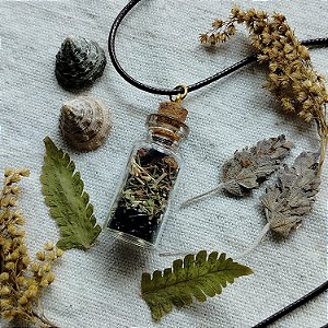 Colar Garrafa da Bruxa - Proteção