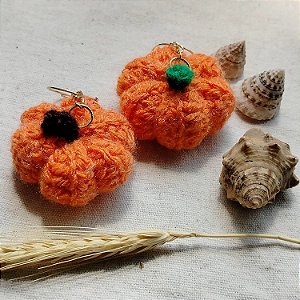 Chaveiro Amigurumi Abóbora