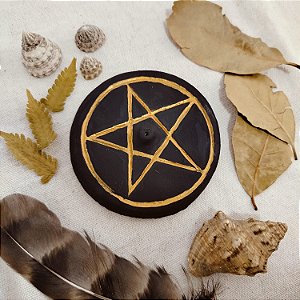 Incensário Circular Pentagrama