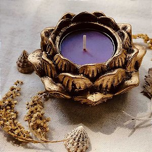 Castiças e incensário Lótus