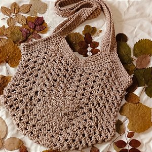 Bolsa Gaia - Eco bag feita artesanalmente em crochê