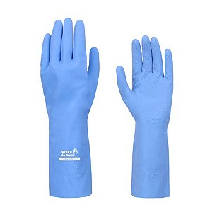 Luva Multiuso látex - AZUL - PAR - VOLK - TAM. G - CA 10695