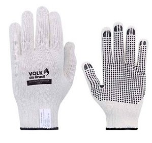 LUVA COTTON PIGMENTADA - COR NATURAL - VOLK - TAM. UNICO - CA 30521