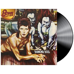 Disco de Vinil - David Bowie - Diamond Dogs - LP Preto, 12", Novo, Lacrado, Importado, 180g, Reedição
