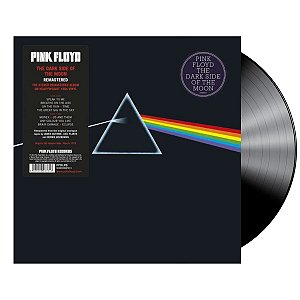 Disco de Vinil - Pink Floyd - Dark Side Of The Moon - LP Preto 12", Novo, Lacrado, Importado, 180g, Reedição Remasteriza
