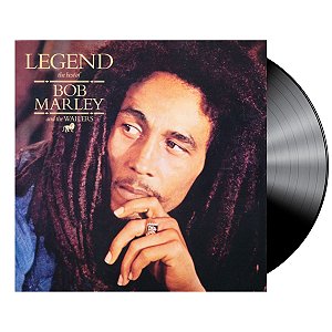 Disco de Vinil - Bob Marley & The Wailers – Legend - The Best Of - LP Preto, 12", Novo, Lacrado, Importado, 180g, Reediç