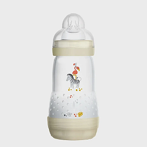 Mamadeira Easy Start First Bottle Zebra e Flamingo 260ml - MAM