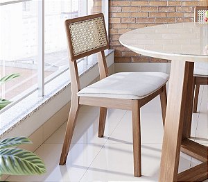 Conjunto c/2 Cadeiras de Jantar Tela Classic - Provense