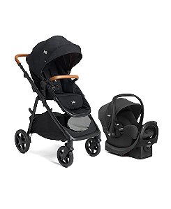 LANÇAMENTO - Carrinho de bebê Ginger Travel System (Preto Shale) - Joie (Consulte também o estoque da loja pelo whatsApp)