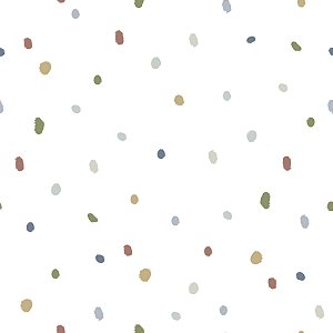 Papel de Parede Poá Colorido