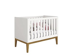 Berço mini cama Classic Branco