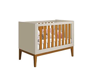 Berço mini cama Classic Areia com Savana
