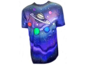 Camiseta Via Láctea (Unissex) - P ao GG