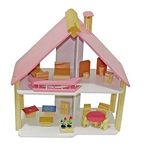 Mini Chalé Pink - Wood Toys