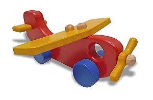 Avião em madeira  - Wood Toys