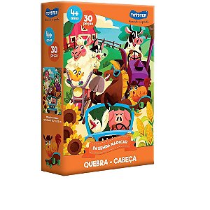 Quebra-cabeça 30 peças - Fazenda Radical - Toyster