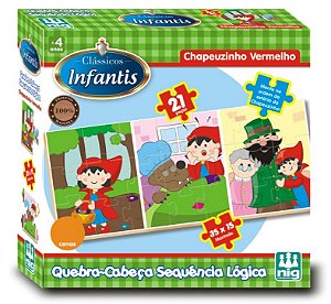 Livro quebra-cabeça Chapeuzinho Vermelho - Blu Editora no bebefacil noa de  roupas enxoval acessorios e brinquedos para bebes - bebefacilMobile