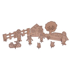 Kit de Montar e Pintar Dinossauros em Papelão - Eu amo Papelão - Fabrica da  Alegria