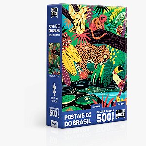 Quebra-cabeça Postais do Brasil - Natureza - Toyster