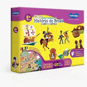 Quebra-cabeça 120 peças grandes - História do Brasil - Toyster