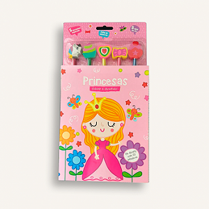 Kit para colorir - Princesas
