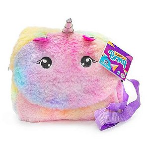 Bolsa de Pelúcia Unicórnio