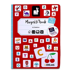Livro Magnético - Alfabeto - Janod