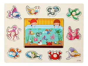 Encaixe Pinos Oceano - Toymix