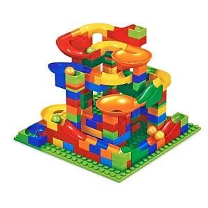 Pista + Blocos - 168 peças - Blocos de Montar