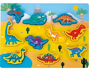 Encaixe 3x1 Dinossauro - Pescaria - Encaixe - Alinhavo