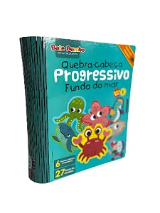 Quebra-cabeça Progressivo - Fundo do Mar - em madeira