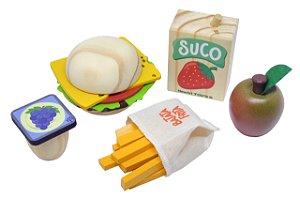 Kit Sanduíche em madeira