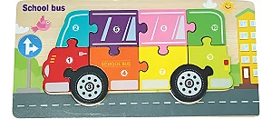 Quebra-cabeça 3D Ônibus - Toymix