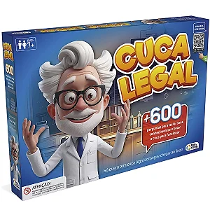 Jogo De Tabuleiro Cuca Legal + 600 Perguntas - Pais & Filhos