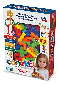 Tubos de Encaixe - Conekt - 100 peças