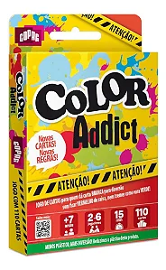 Jogo de Cartas Color Addict Rápido e Divertido - Copag