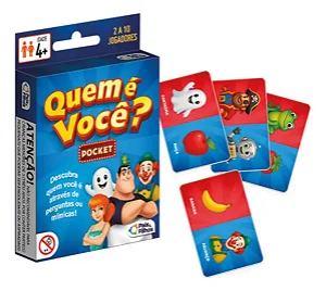 Jogo de Cartas - Quem é Você - Pocket - Pais e Filhos