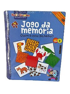 Jogo da Memória - Quem é esse Bichinho? em madeira