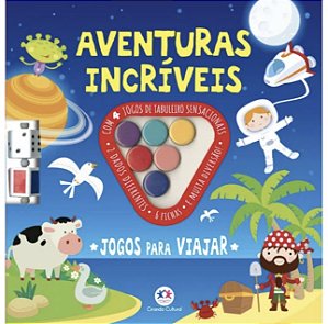 Livro Jogo de Tabuleiro Aventuras Incríveis
