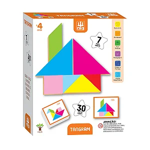 Tangram em Madeira - Nig