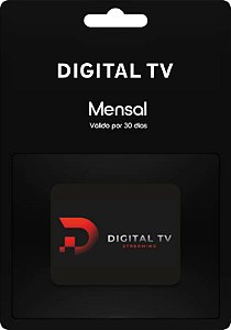 Recarga Digital TV - Mensal