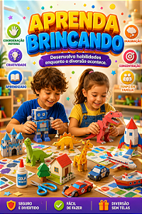 Kit Gigante de Brinquedos de Papel para Imprimir