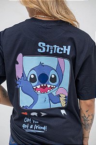 Max Tee Stitch Preta