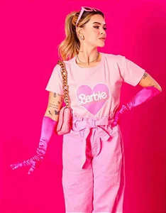 T-Shirt Barbie Coração