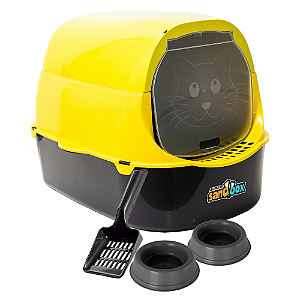 Sanitário para Gatos SandBox Amarela