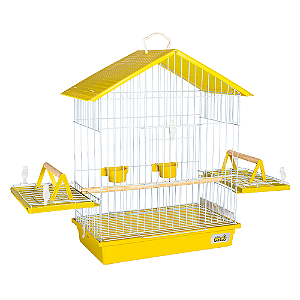 GAIOLA CALOPSITA TETO PLÁSTICO